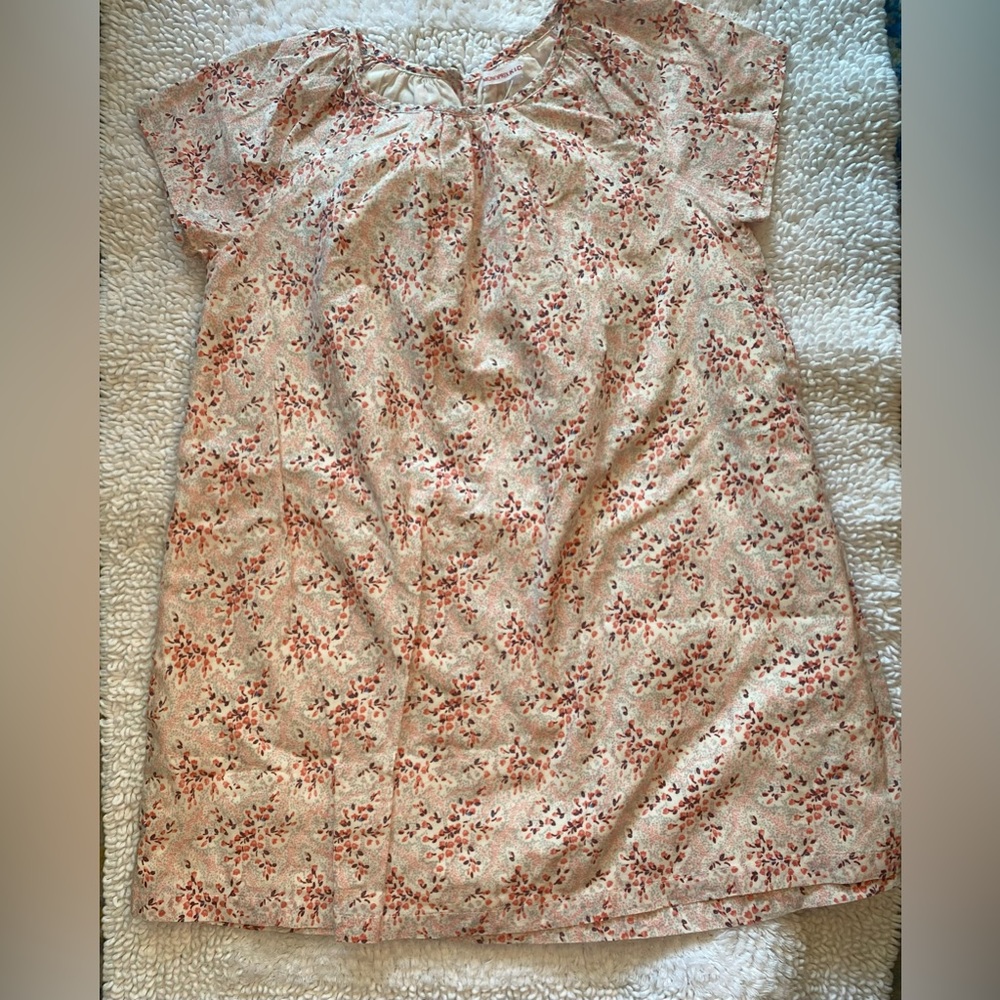Monoprix Kids Floral Dress in Pinks Size 5